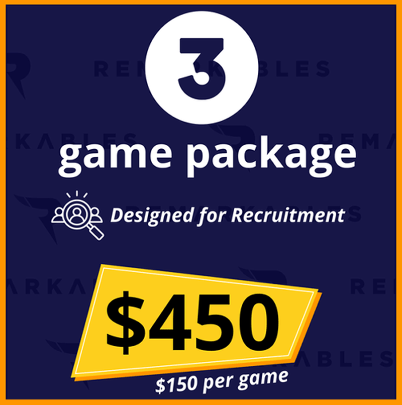 3 game package - USA / Canada